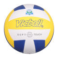 wholesale Pelotas de voleibol de espuma suave de microfibra PU coloridas Tamaño 5 pelota de voleibol inflada de entrenamiento universitario de voleibol de playa personalizado